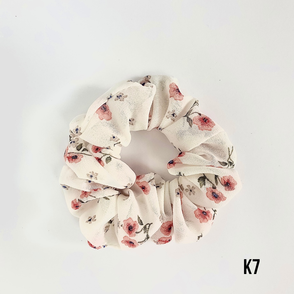 Buộc tóc, cột tóc vải scrunchies siêu hot