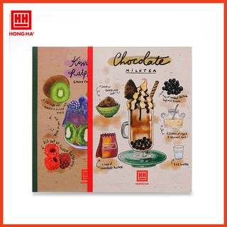 [NEW] Vở kẻ ngang Hồng Hà 200 trang Study Cocktail 1429 (5 quyển)