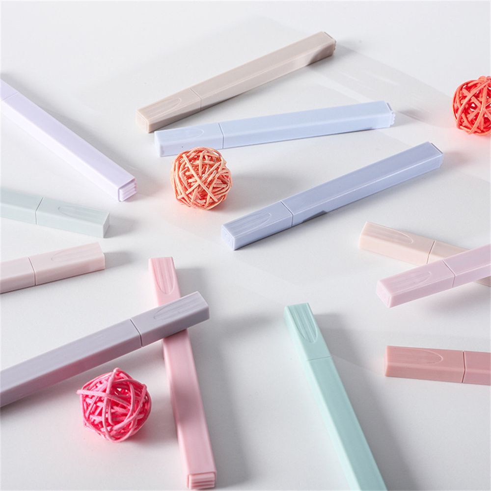 Bộ 6 Bút Dạ Quang Nhiều Màu Sắc Tiện Dụng Cho Học Sinh/ Văn Phòng