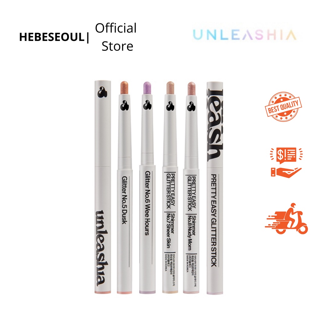 Bút Nhũ Mắt Dạng Sáp Siêu Lấp Lánh Unleashia Pretty Easy Glitter Stick 0.7g