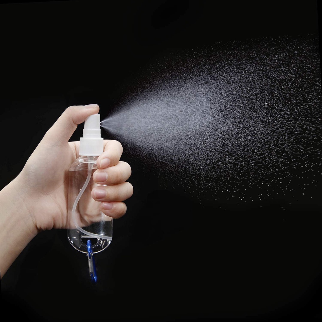 [Hàng mới về] Chai Nhựa Rỗng 50ml Thiết Kế Móc Khóa Tiện Dụng Khi Đi Du Lịch