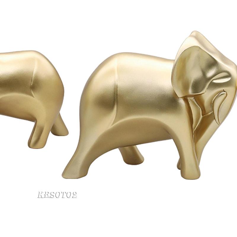 [Kesoto2] Tượng Voi Điêu Khắc Nghệ Thuật Trang Trí Phòng Khách