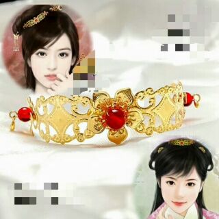 Kim quan nhỏ cài giữa tóc cổ trang cosplay