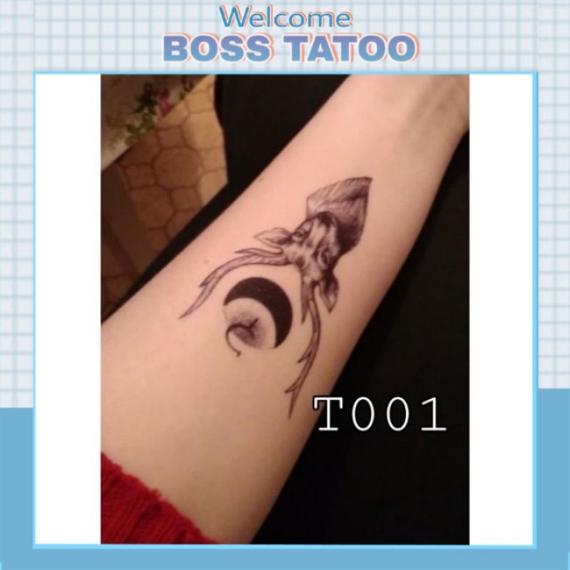 Hình xăm tatoo động vật animal T001