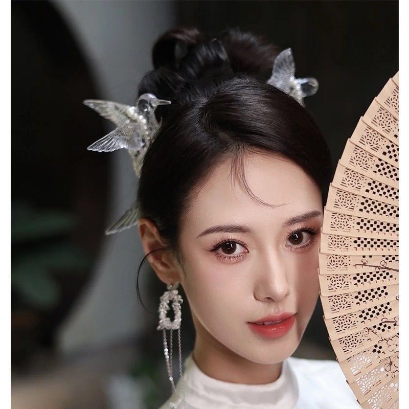 [Aishang Xinh Đẹp] Cài Tóc Phối Tua Rua Phụ Kiện Chụp Ảnh Cưới / Cô Dâu Nghệ Thuật Phong Cách Mới