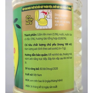 OTTOGI [Chai 450ml] GIẤM TÁO [VN] Apple Vinegar