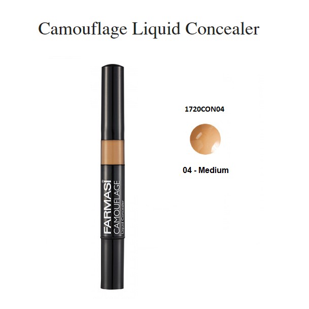 [Date 04/2022] Che Khuyết Điểm Dạng Lỏng- Camouflage Liquid Concealer Farmasi 4ml (1720CON)