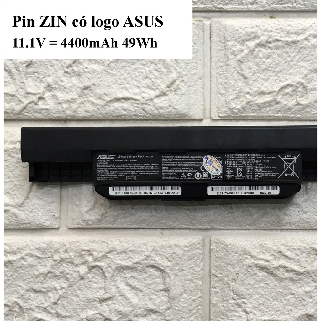 [Siêu Rẻ] Pin laptop Asus K53 K53E K53S HÀNG NEW