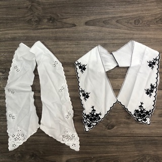 Cổ áo thêu rời