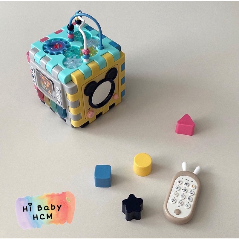 Điện thoại đồ chơi tai thỏ HAAVE BRICKS Hàn Quốc cho bé