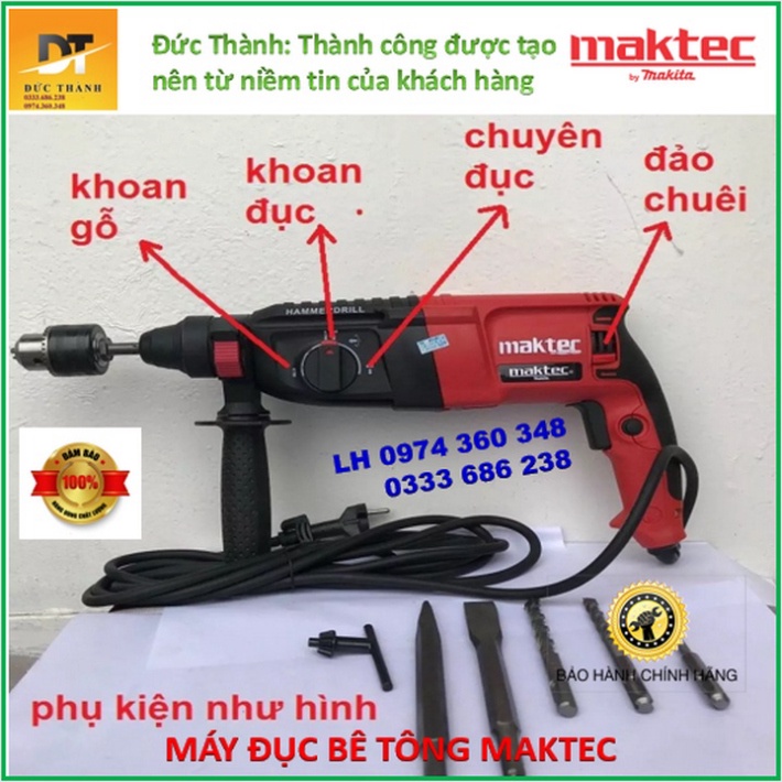 Siêu hot Máy khoan bê tông Maktec