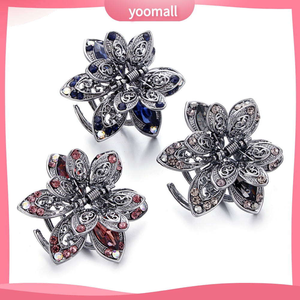 Kẹp Tóc Hoa Đính Đá Cho Nữ