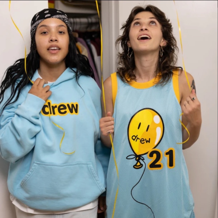 ÁO DREW HOUSE SECRET HOODIE SEA BLUE