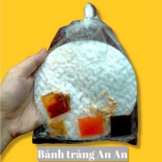 Bánh Tráng Trộn Nước Cốt Me, Tương Ớt, Muối Nhuyễn, Bịch 10 Tấm Ăn Vặt Siêu Nhiều, Vị Cay, Ngọt, Ghiền, Nhiều