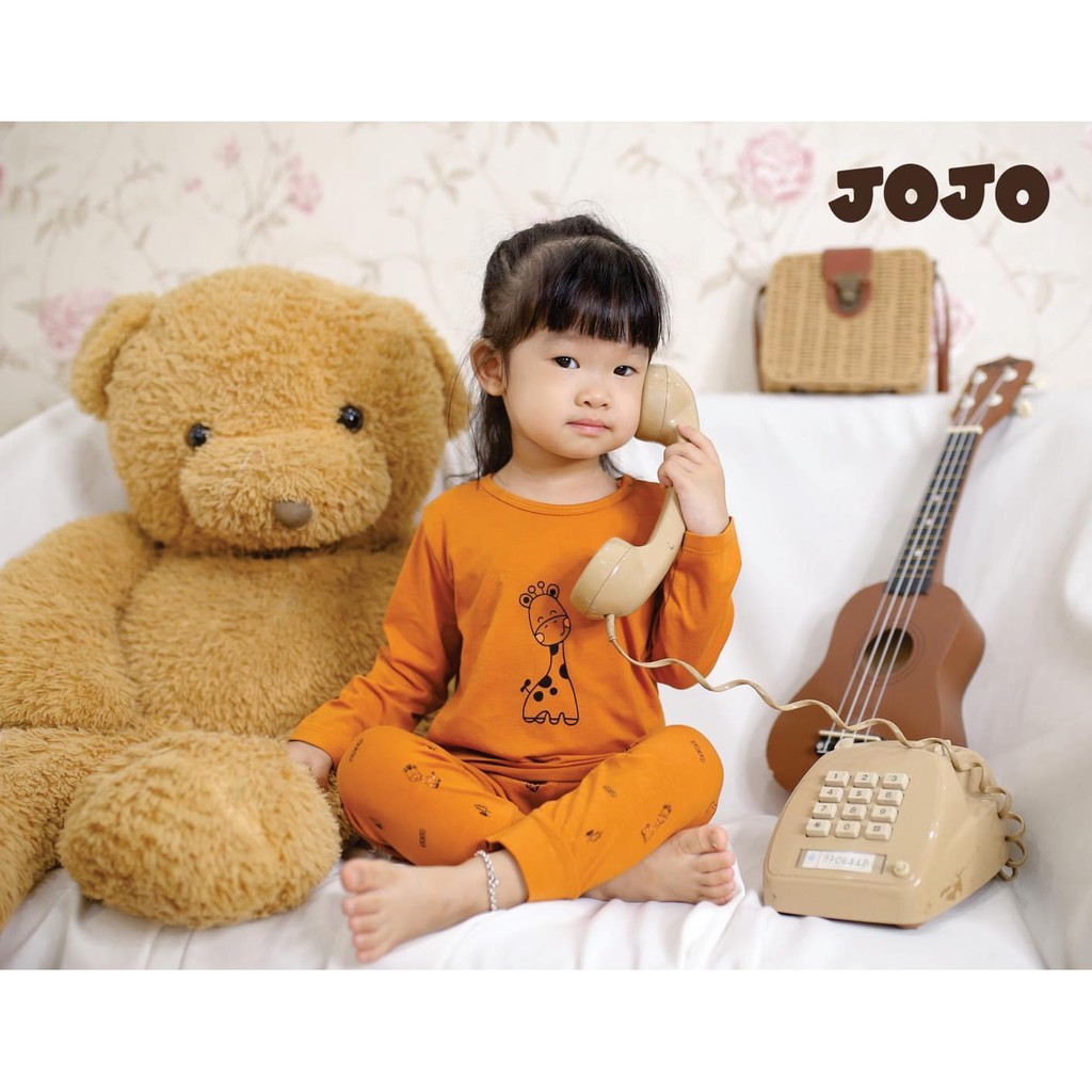 Bộ dài tay mỏng siêu mềm Cotton Petit cài vai bé trai bé gái