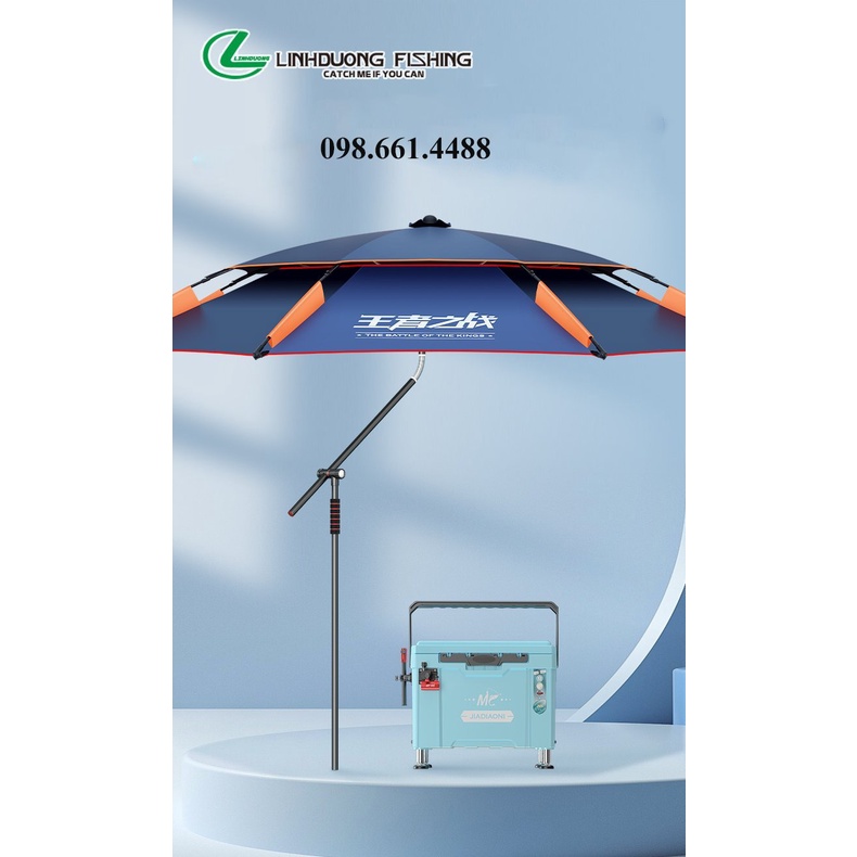 Ô câu cá MC 2 tầng xoay 360