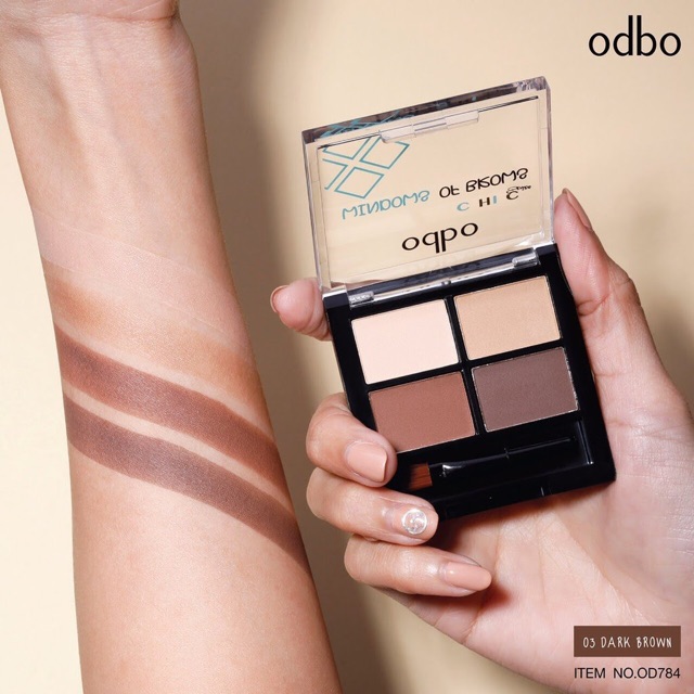 BỘT TÁN CHÂN MÀY ODBO 4 Ô WINDOWNS OF BROWS | BigBuy360 - bigbuy360.vn