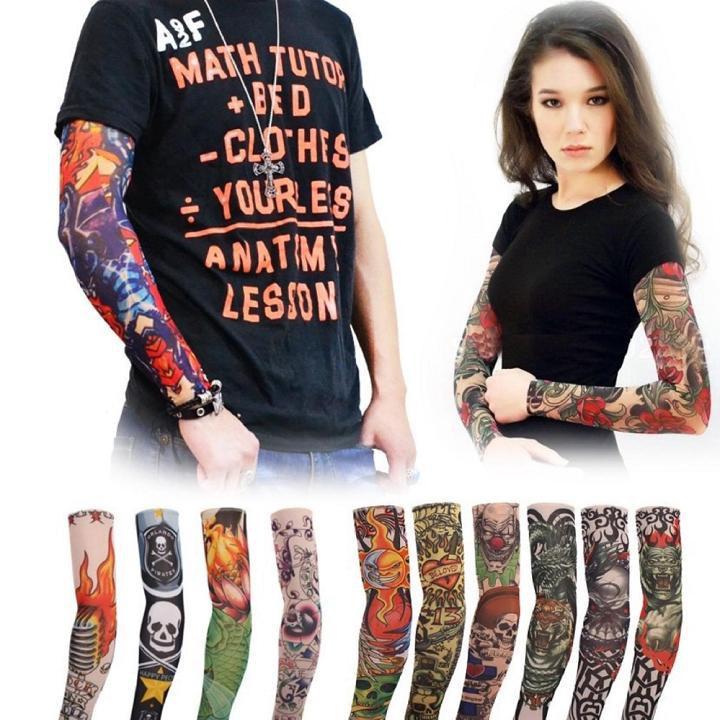 Bán GĂNG TAY HÌNH XĂM TATTOO - CHỐNG NẮNG - THỜI TRANG - GIAO NGẪU NHIÊN - BAO TAY HÌNH XĂM