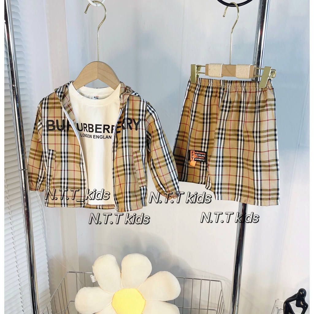 8/30kg SÉT B B R 3 CHI TIẾT CHO BÉ TRAI BÉ GÁI MẶC HÈ THU CỰC CHẤT