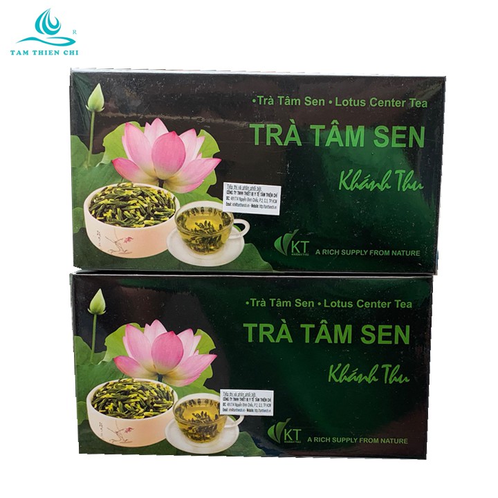 Thực phẩm bảo vệ sức khỏe TÂM SEN tươi sấy khô làm trà hộp 30 túi lọc (Date tháng 8/2022)