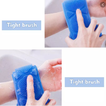 Đai Massage chà lưng silicone khi tắm tiện lợi