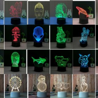Đế đèn led 3D