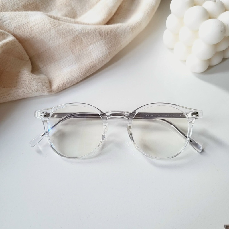 Gọng kính cận form tròn lõi thép nhựa dẻo nhiều màu xinh xắn 9216 - Vii Eyewear