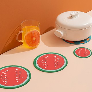 Miếng Lót Ly Bằng Silicone Cách Nhiệt Chống Trượt Hình Hoạt Hình Dễ Thương