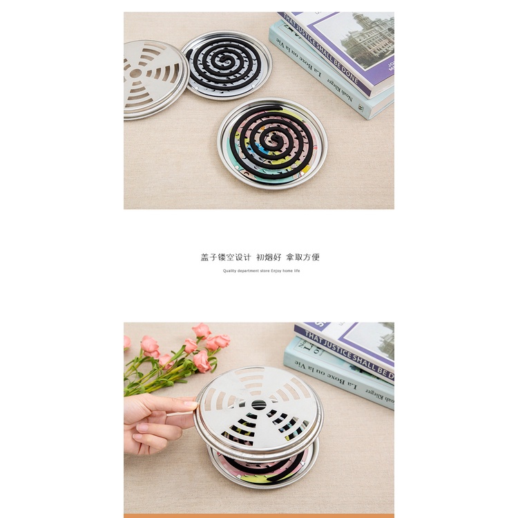 Khay đựng nhang đuổi ruồi muổi chống bóng thích hợp cho nhà vệ sinh