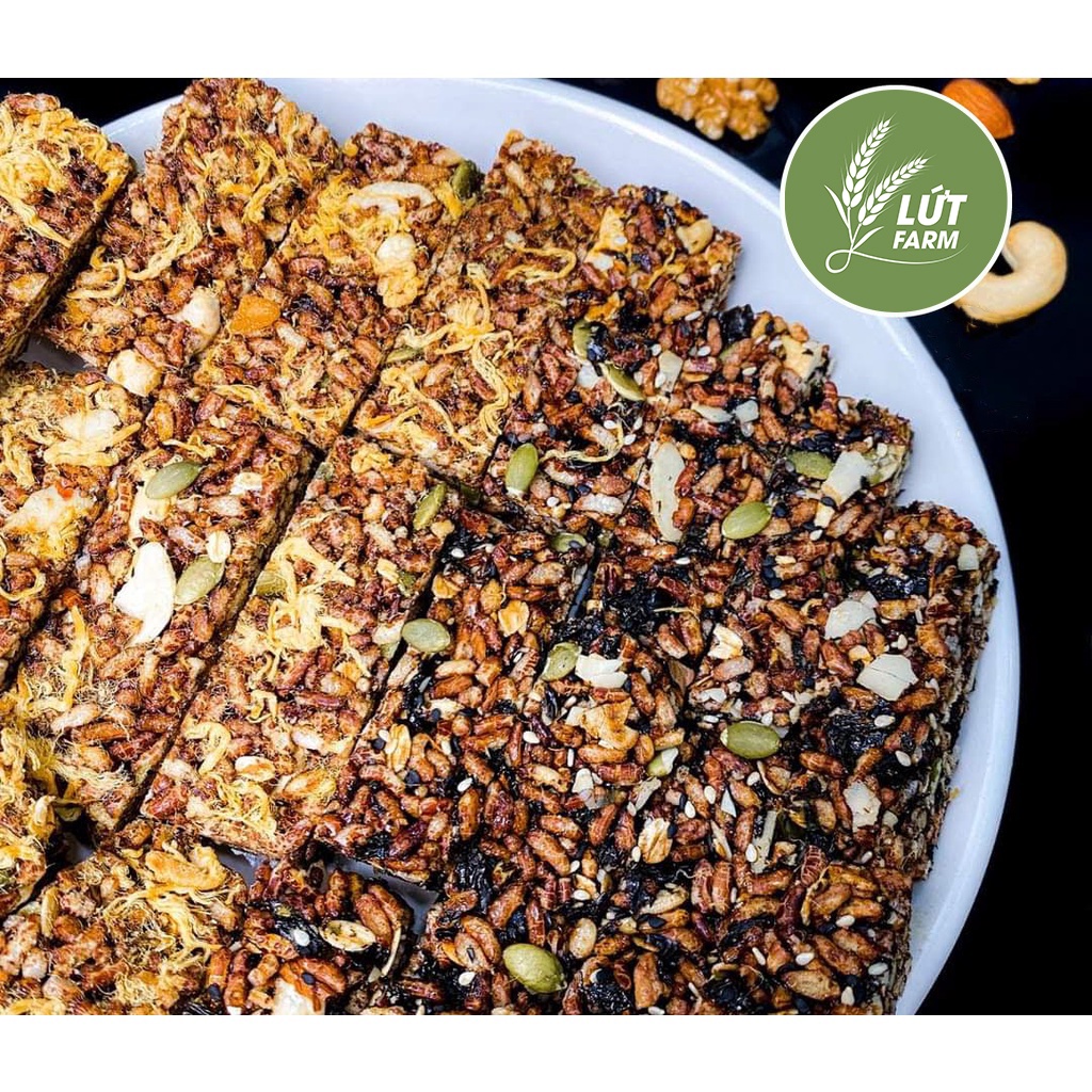 Thanh Gạo Lứt Granola (Granola Bar) Túi Hút Chân Không 250gr