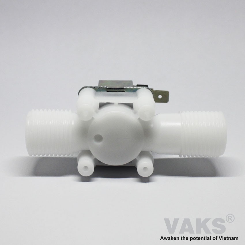 VAN ĐIỆN TỪ VAKS KHÔNG ÁP LỰC NƯỚC  PHI 21 DÙNG ĐIỆN 12V + NGUỒN, Rất an toàn khi sử dụng trong môi trường nước.
