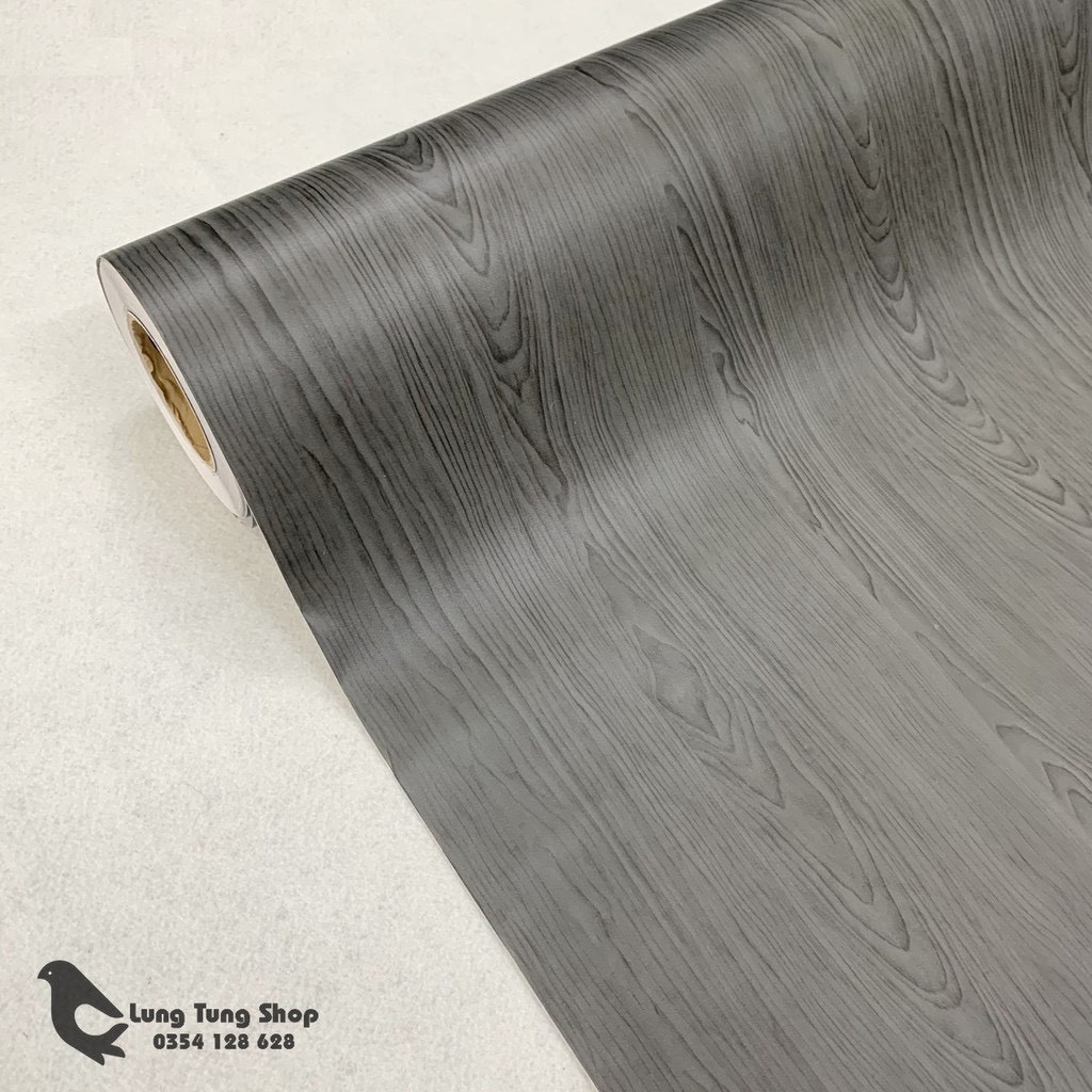 Phông nền giấy dán tường giả gỗ màu đen khổ 1,2m - thảm chụp hình ảnh sản phẩm