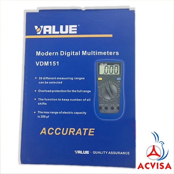 Đồng Hồ Đo Vạn Năng VALUE Model VDM-151