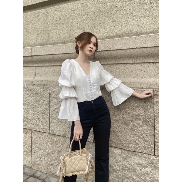 Áo tay bồng LAMUSE thiết kế sang chảnh (Grande Blouse)