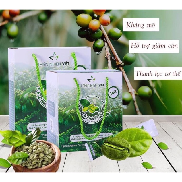 Giảm cân cafe xanh chính hãng công ty tem điện tử