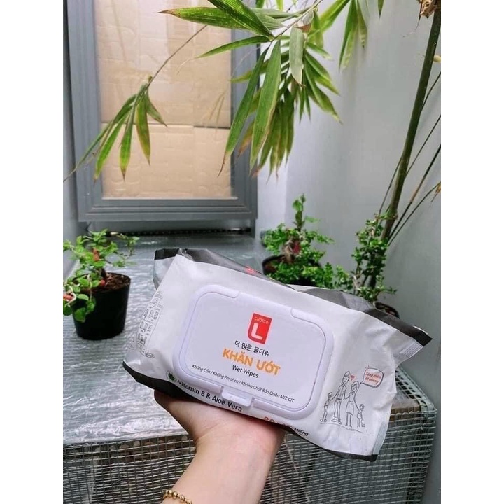 KHĂN ƯỚT GIA ĐÌNH LOTTE CHOICE 3COMBO 120MIẾNG SIÊU TIẾT KIỆM