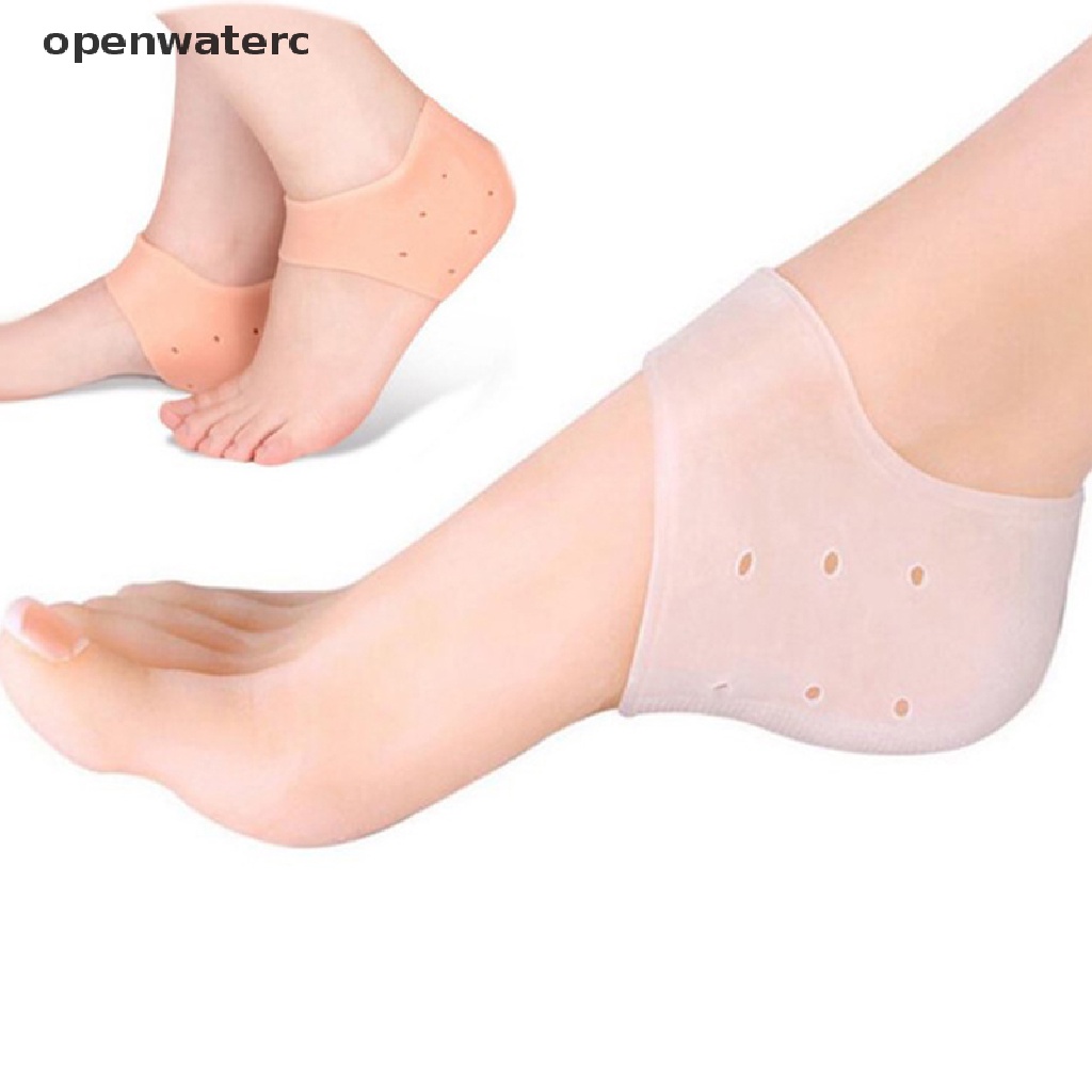 openwaterc Silicone Gel Feet Protectors Heel Foot Skin Pain Relief Sleeve Cushion Pad Care vn
