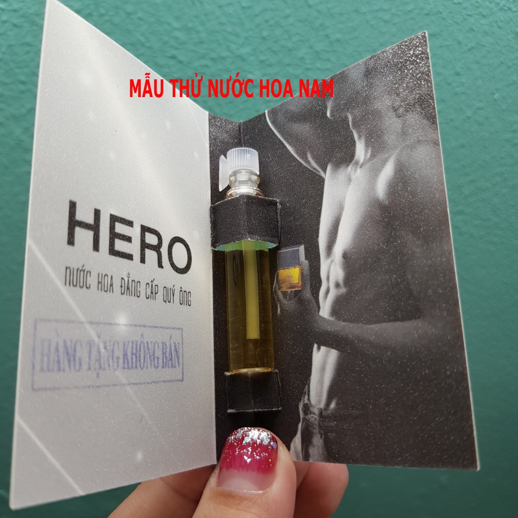 MẪU THỬ NƯỚC HOA NAM CAO CẤP HERO [2ml] Hương Thị | Thế Giới Skin Care