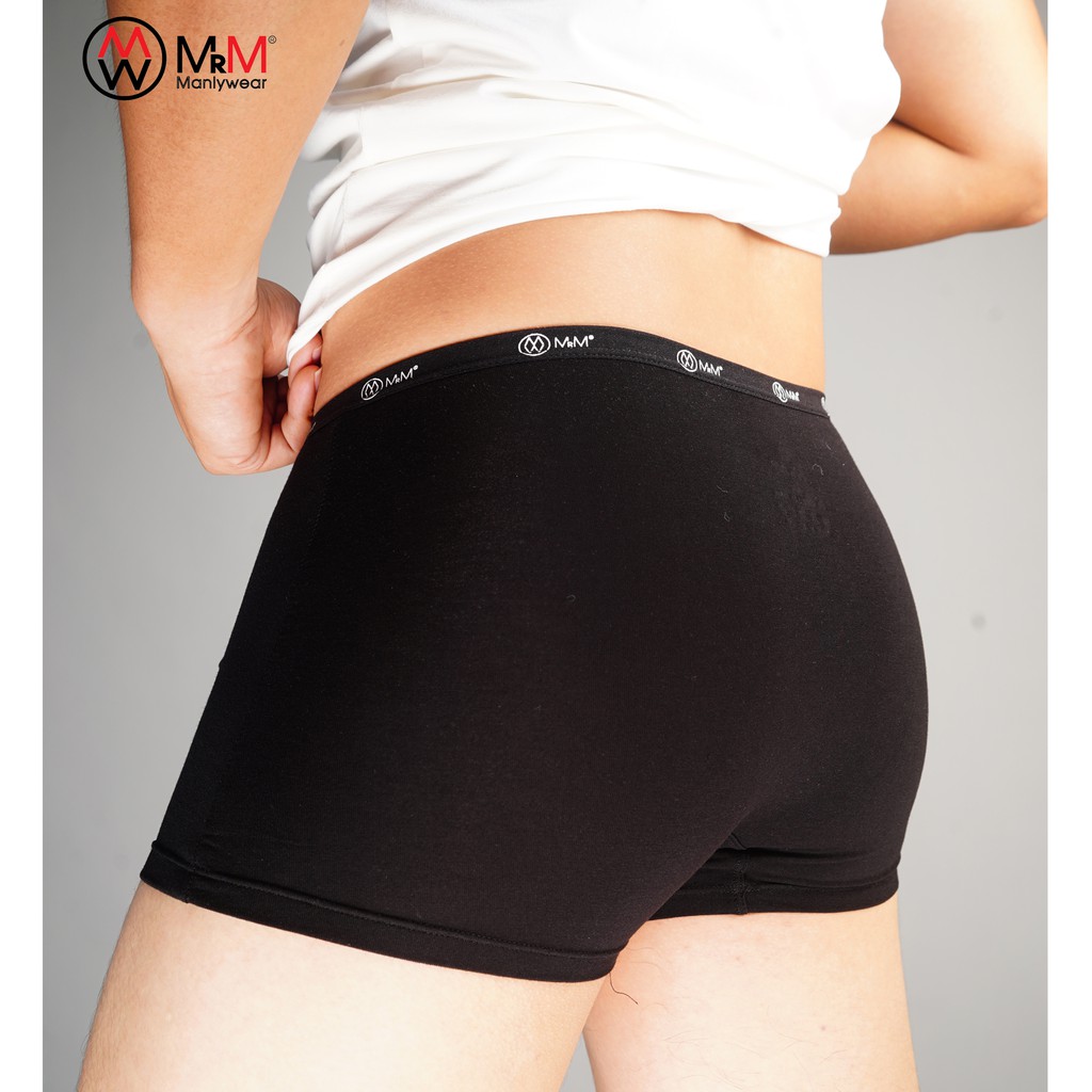 Hộp 3 quần lót nam Boxer sợi tre Bamboo tự nhiên kháng khuẩn thấm hút mồ hôi MRM Manlywear- CB3BXCNBB