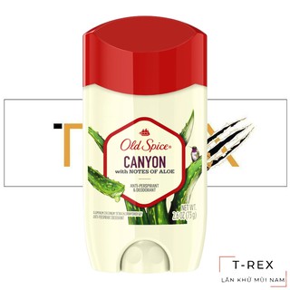 [FREESHIP] Lăn Khử Mùi Old Spice Fresher Collection Canyon With Notes Of Aloe 73Gr (Sáp Trắng)