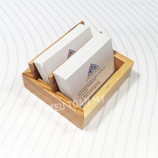 Kệ đựng card, để Giấy Note bằng GỖ- Biển Hiệu Toàn Mỹ