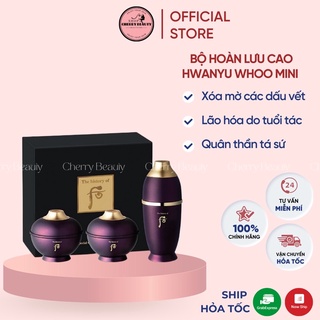 Bộ hoàn lưu cao hwanyu whoo mini giải quyết mọi vấn đề da có nhãn phụ chính hãng