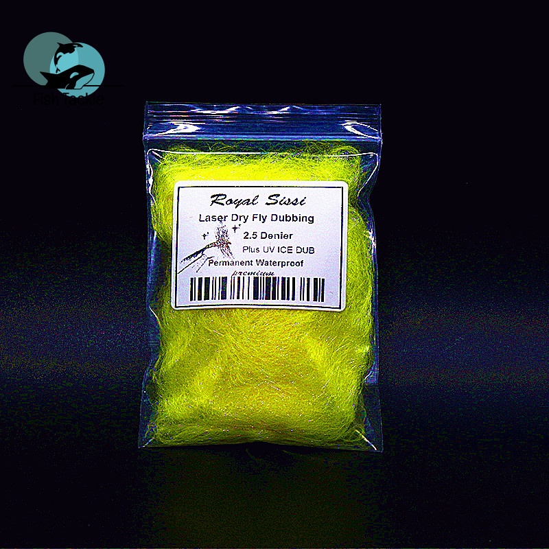 Fly Fishing Tying Materials Dry Fly Dubbing Plus UV Ice Dub Fiber