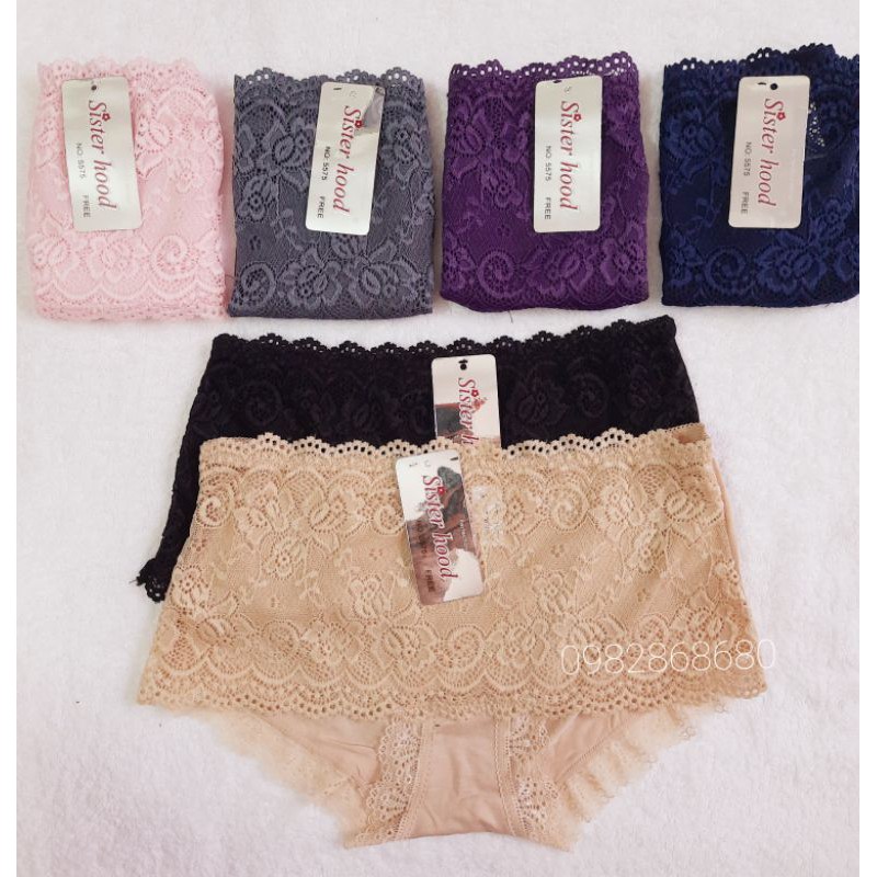 Quần lót nữ phối ren dáng đùi Thái Lan Sister hood 5575