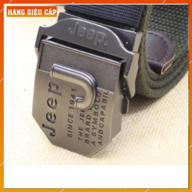 [FreeShip – hàng Auth] Thắt Lưng Nam LÍNH Mỹ JEEP Cao Cấp - Dây Nịt Nam Quân Đội Vải Bố Đẹp 👑 ️🎖️