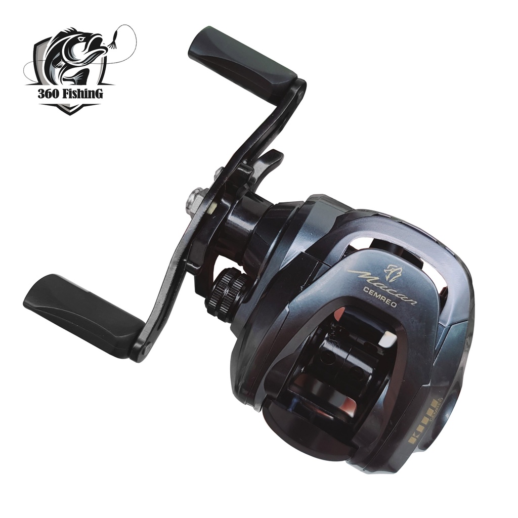 Máy Câu Ngang Cemreo Coltspiner Máy Câu Lure Phanh Kép Tải Cá 8Kg