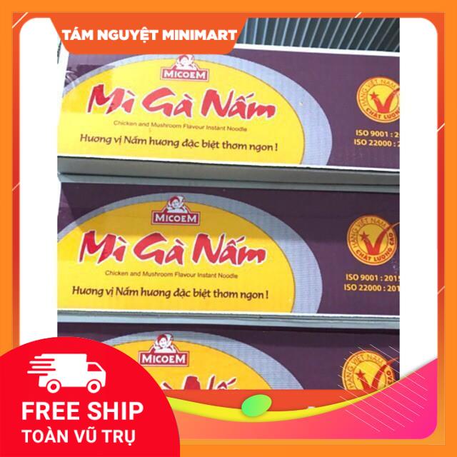 Thùng Mì Gà Nấm 30 Gói x 70g