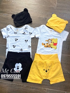 Set body 3 chi tiết HM cho bé trai