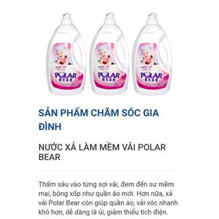 NƯỚC XÃ VẢI POLAR BEAR