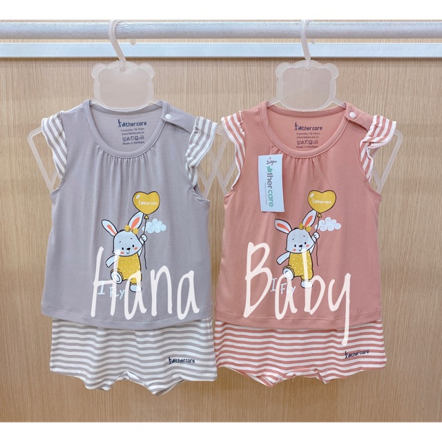 Bộ cộc in thỏ Father care